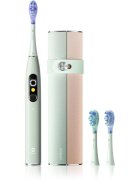 Oclean X Ultra 20 Set sonic fogkefe + 2 tartalékfej utazó tokkal Green