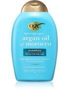 OGX Argan Oil Of Morocco Lightweight Shampoo sampon a hidratálásért és a fényért 385 ml