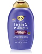 OGX Biotin & Collagen dúsító sampon a hajtérfogat növelésére 385 ml