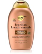 OGX Brazilian Keratin Smooth kisimító sampon a fénylő és selymes hajért 385 ml