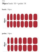 OHORA Gel Nail Sticker N Addict körömmatrica árnyalat NB-022 30 db