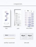 OHORA Gel Nail Sticker N Afterglow körömmatrica árnyalat ND-196 30 db