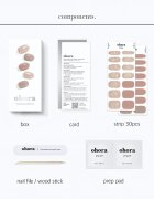 OHORA Gel Nail Sticker N Carmel körömmatrica árnyalat ND-315 1 db