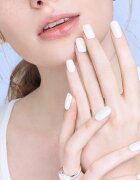 OHORA Gel Nail Sticker N Clean White körömmatrica árnyalat NB-048 1 db