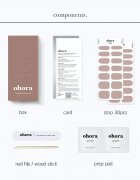 OHORA Gel Nail Sticker N Cream Beige körömmatrica árnyalat NB-075 1 db
