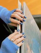 OHORA Gel Nail Sticker N Cream Indigo körömmatrica árnyalat NB-071 1 db
