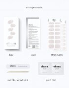 OHORA Gel Nail Sticker N Dress Up körömmatrica árnyalat ND-360 1 db