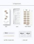 OHORA Gel Nail Sticker N Gold Coast körömmatrica árnyalat ND-067 1 db