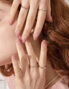 OHORA Gel Nail Sticker N Milk Rose körömmatrica árnyalat ND-173 1 db