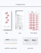 OHORA Gel Nail Sticker N Milk Rose körömmatrica árnyalat ND-173 1 db