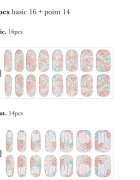 OHORA Gel Nail Sticker N Newtro no.1 körömmatrica árnyalat ND-097 1 db