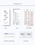 OHORA Gel Nail Sticker N Newtro no.1 körömmatrica árnyalat ND-097 1 db