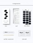OHORA Gel Nail Sticker N Onyx körömmatrica árnyalat NB-023 1 db