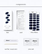 OHORA Gel Nail Sticker N Polaris körömmatrica árnyalat ND-098 1 db