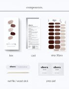 OHORA Gel Nail Sticker N Roasting körömmatrica árnyalat ND-312 1 db