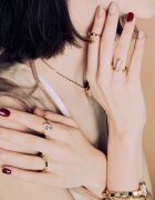 OHORA Gel Nail Sticker N Rosewood körömmatrica árnyalat ND-047 1 db