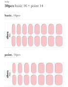 OHORA Gel Nail Sticker N Tint Baby körömmatrica árnyalat NB-102 1 db