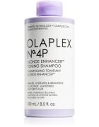 Olaplex N°4P Blond Enhancer Toning Shampoo lila tonizáló sampon semlegesíti a sárgás tónusokat 250 ml