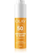 Olay Vitamin C Brighten & Glow hidratáló fluid niacinamiddal SPF 50+ 50 ml