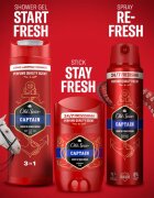 Old Spice Captain spray dezodor 200 ml