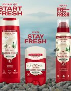 Old Spice Gentle Man's Aloe & Rain alumínium mentes dezodor spray formában 140 ml