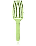 Olivia Garden Fingerbrush Boar & Nylon hajkefe nejlon- és vaddisznósörtékkel Dolce Vita Green Pistacchio 1 db