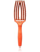 Olivia Garden Fingerbrush Boar & Nylon hajkefe nejlon- és vaddisznósörtékkel Dolce Vita Orange Spritz 1 db