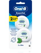 Oral-B Essential Floss Mint viaszolt mentolos fogselyem 2x50 m