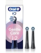 Oral-B iO Gentle Care tartalék kefék az érzékeny ínyre Black 2 db