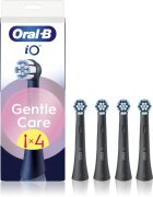 Oral-B iO Gentle Care tartalék kefék az érzékeny ínyre Black 4 db