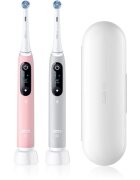 Oral-B iO6 Connected Coach fogkefe- és cserefejszett tokkal dupla csomagolás 2 db