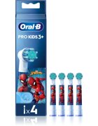 Oral-B PRO Kids 3+ csere fejek a fogkeféhez gyermekeknek Spiderman 4 db