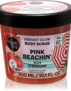 Organic Shop Body Scrub Pink Beachin' élénkítő testpeeling illatok Fizzy Strawberry 300 ml