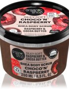 Organic Shop Choco'n'Raspberry gyengéd testpeeling bambuszvajjal 250 ml