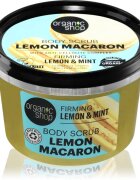 Organic Shop Lemon Macaron bőrfeszesítő testradír 250 ml