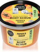 Organic Shop Organic Papaya & Sugar cukros test peeling 250 ml