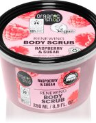 Organic Shop Raspberry & Sugar gyengéd testpeeling 250 ml
