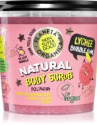 Organic Shop Skin Super Good Lychee Bubble Gum testpeeling a finom és sima bőrért 360 ml
