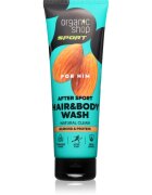 Organic Shop Sport Almond & Protein tusfürdő gél testre és hajra uraknak 200 ml