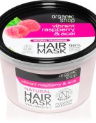 Organic Shop Vibrant Raspberry & Acai tápláló hajmaszk 250 ml