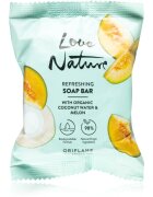 Oriflame Love Nature Coconut Water & Melon tisztító kemény szappan 75 g