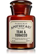 Paddywax Apothecary Teak & Tabacco illatgyertya 226 g