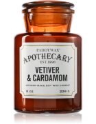 Paddywax Apothecary Vetiver & Cardamom illatgyertya 226 g