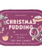 Paddywax Bistro Tin Christmas Pudding illatgyertya alumínium dobozban 127 g