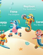 Palmolive Kids Sea Creatures tusfürdő gél gyermekeknek 750 ml