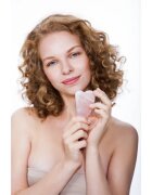 PALSAR7 Guasha Rose Quartz Guasha rózsakvarc masszázseszköz 1 db