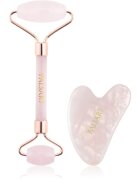 PALSAR7 Massage Roller and Guasha Rose Quartz masszázs henger az arcra és masszázs szegédeszköz
