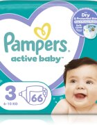 Pampers Active Baby Size 3 eldobható pelenkák 6-11 kg 66 db