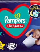 Pampers Night Pants Size 4 eldobható nadrágpelenkák éjszakára 9-15 kg 25 db