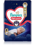 Pampers Night Pants Size 6 eldobható nadrágpelenkák éjszakára 40 db
